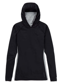 Product image of Women's Burton Midweight X Base Layer Long Neck Hoodie[Variant:True Black]