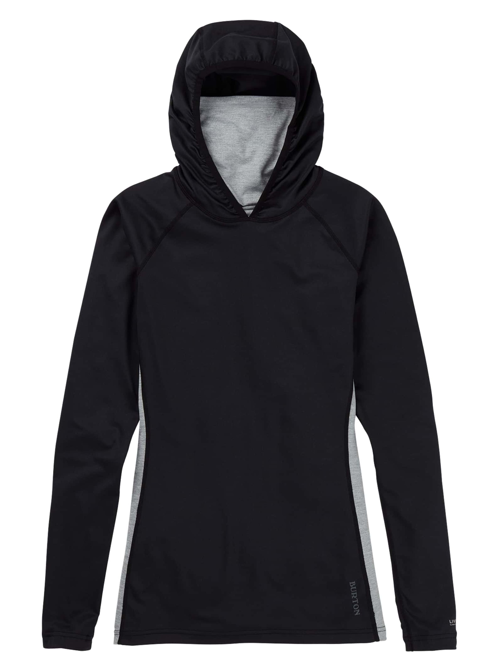 ウィメンズ Burton ミッドウェイト X ベースレイヤー ロングネック フーディー