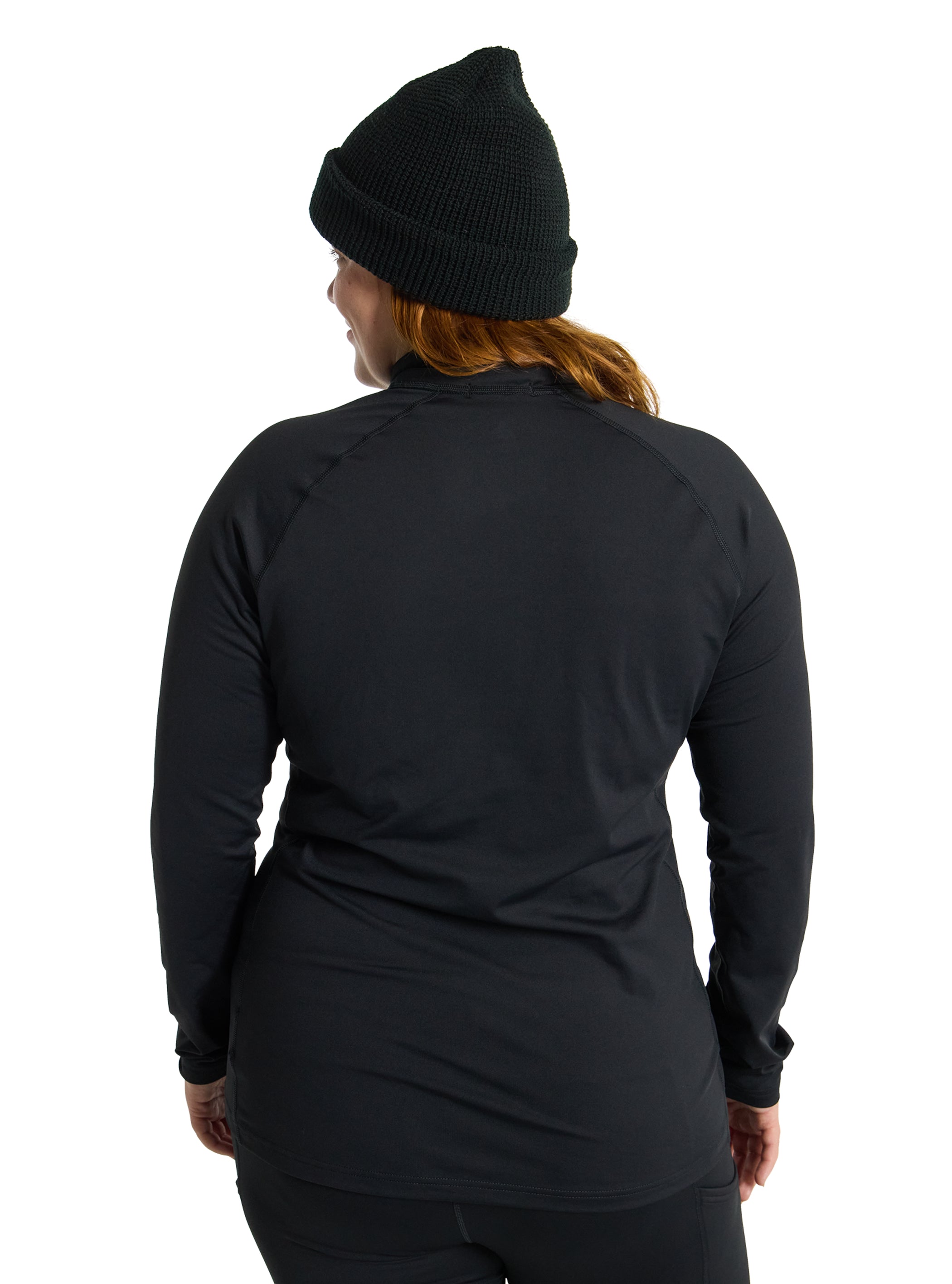 Product image of Women's Burton Heavyweight X Base Layer Quarter-Zip Shirt[Variant:True Black]