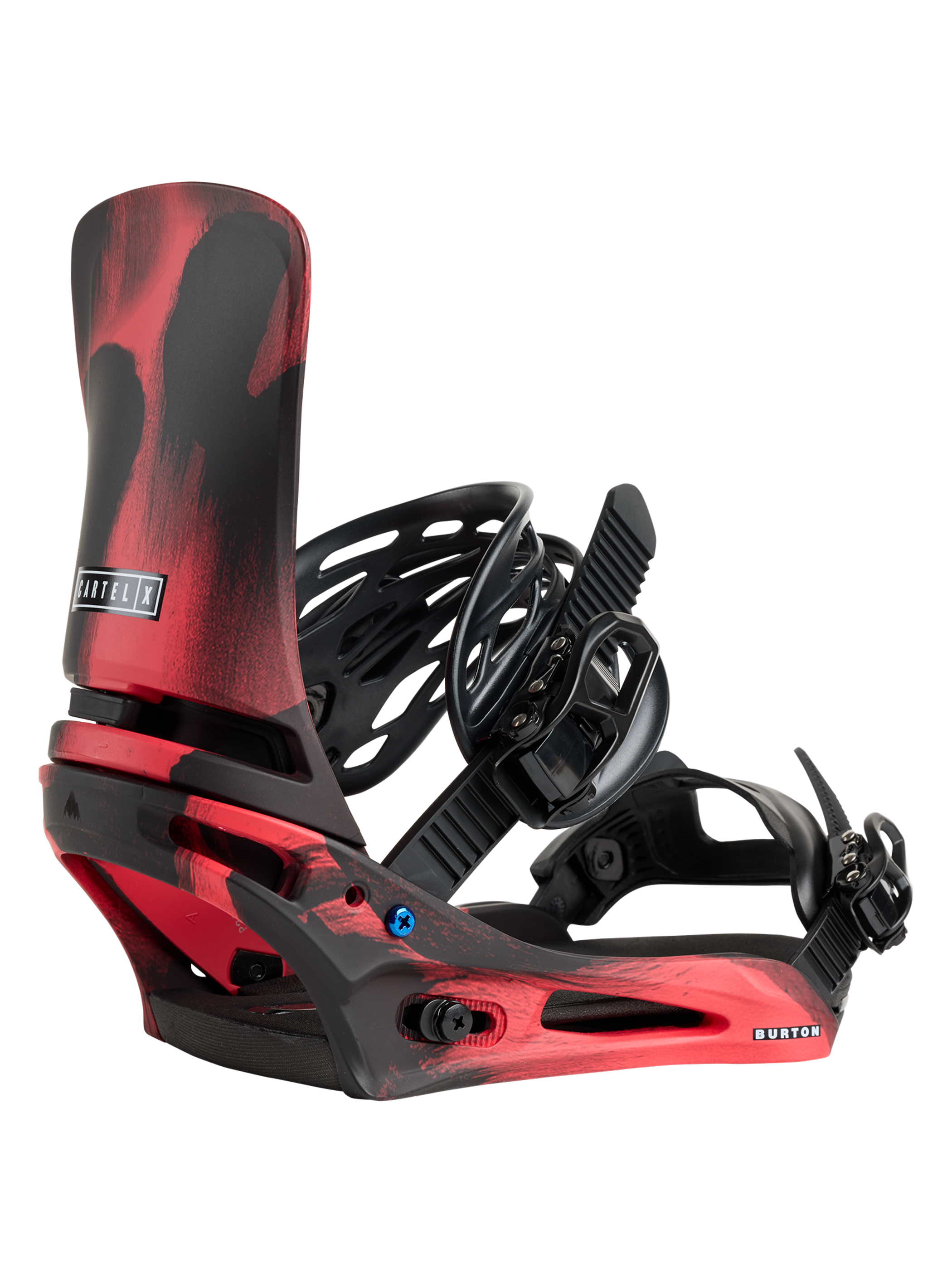 Product image of Men's Burton Cartel X Re:Flex Snowboard Bindings[Variant:Black / Red]