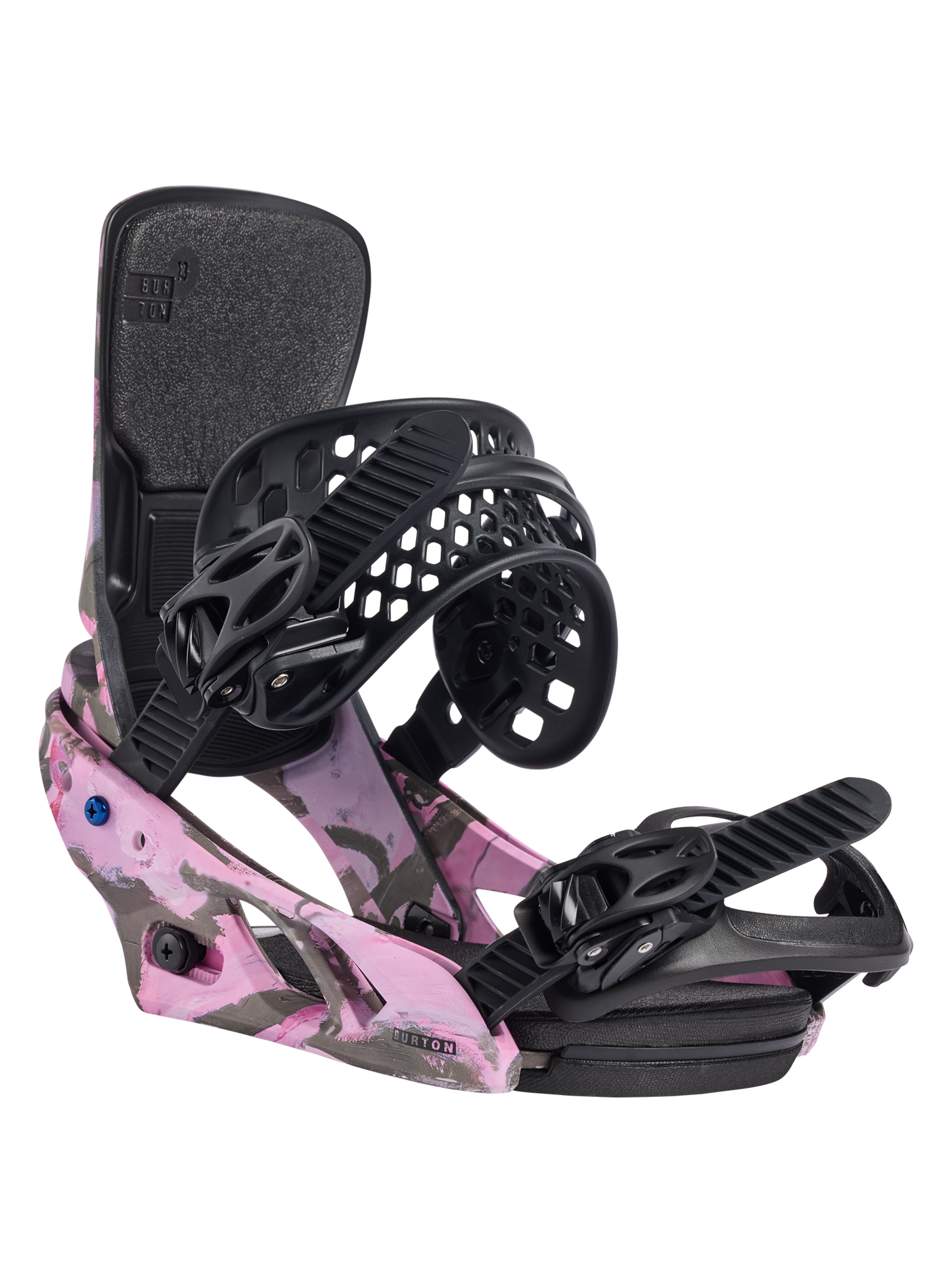 Product image of Women's Burton Lexa X Re:Flex Snowboard Bindings[Variant:Gray / Pink]
