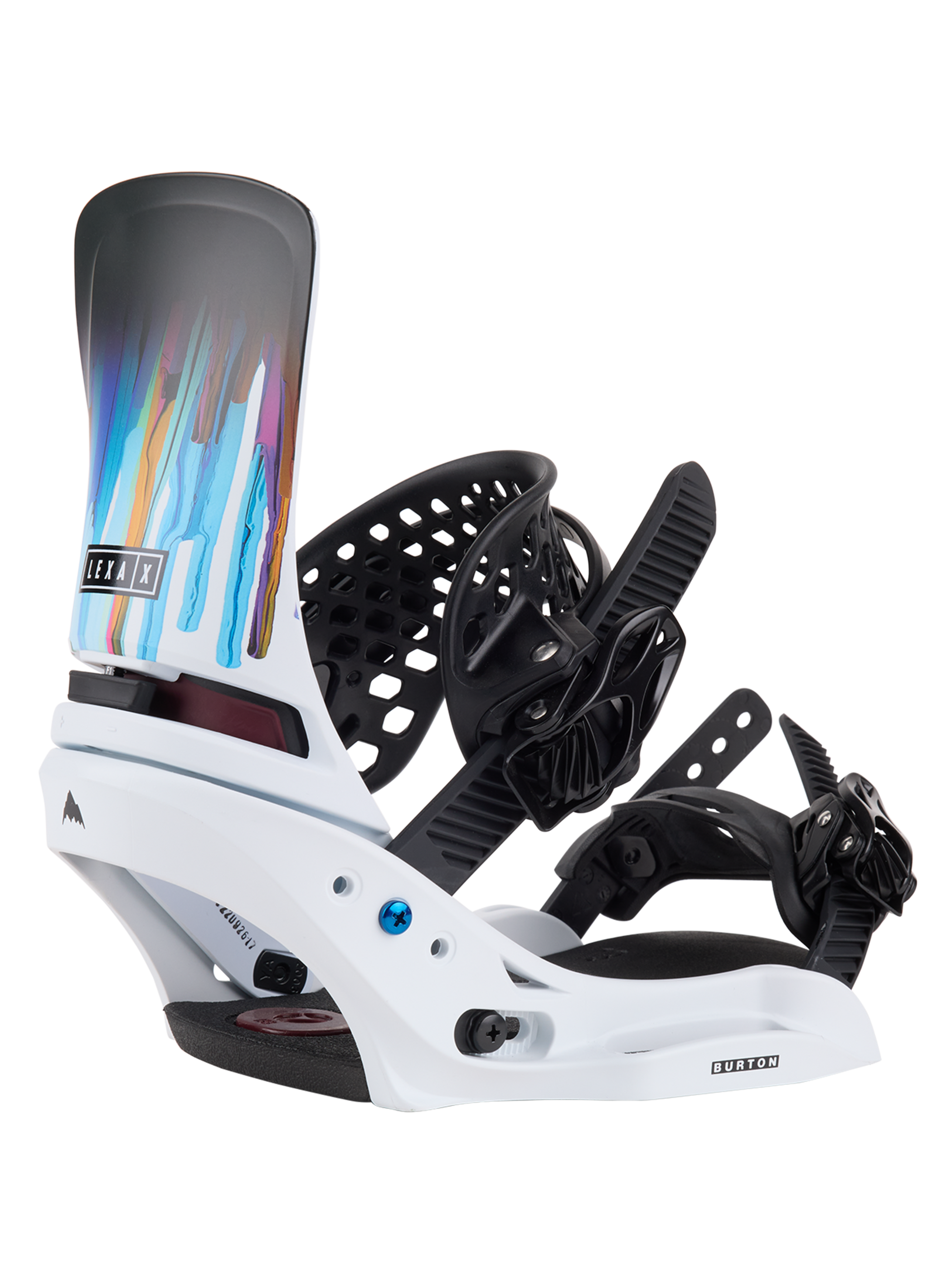 Product image of Women's Burton Lexa X EST® Snowboard Bindings[Variant:White / Graphic]