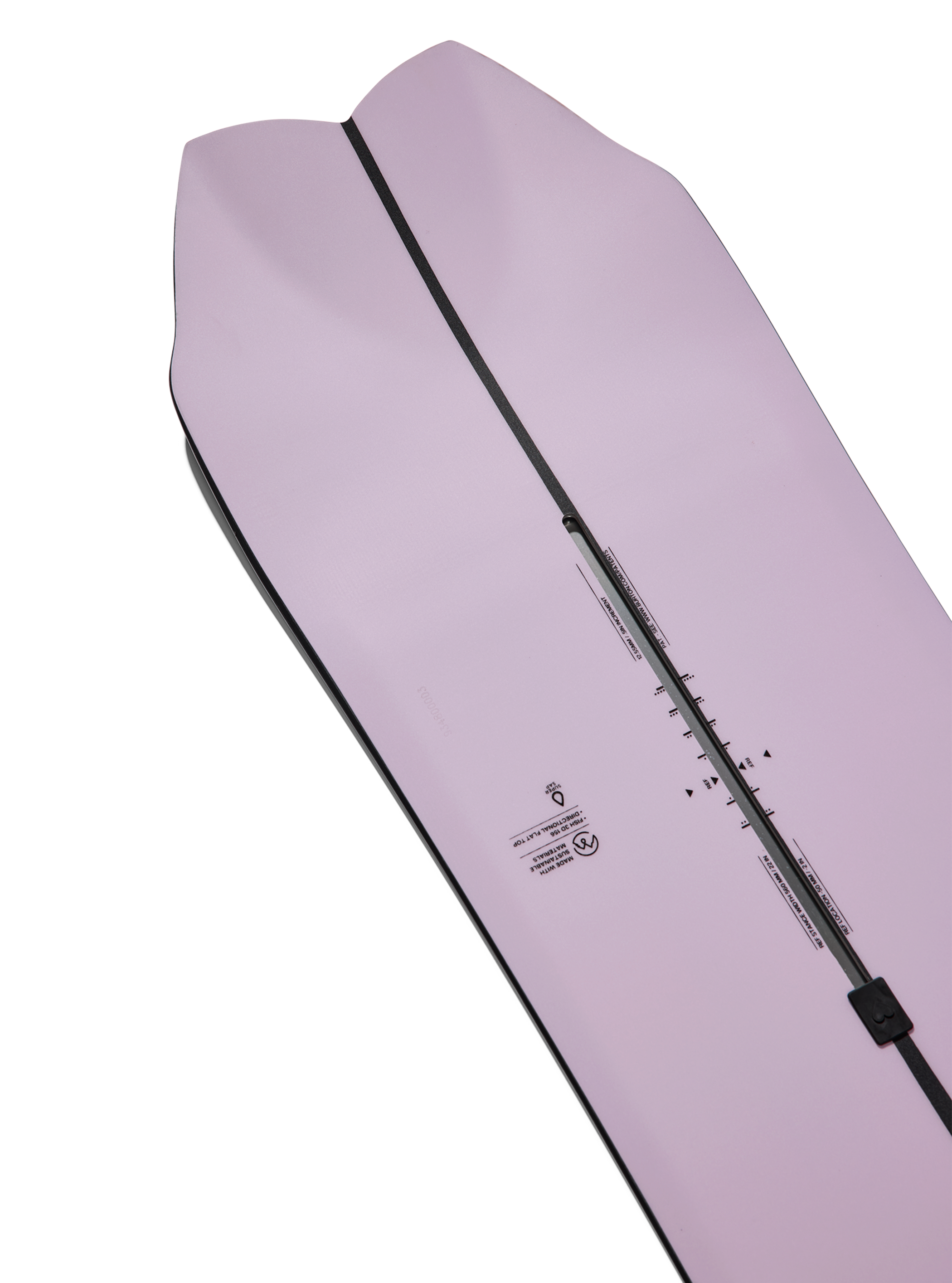 Burton 3D フィッシュ ディレクショナルFlat Top スノーボード