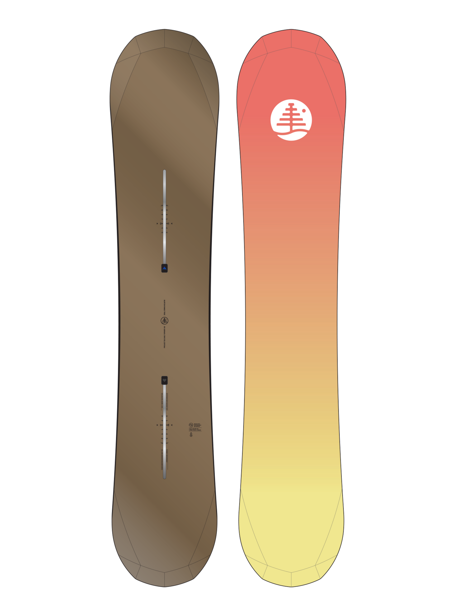 Burton Family Tree 3D Daily Driver Camber Snowboard
