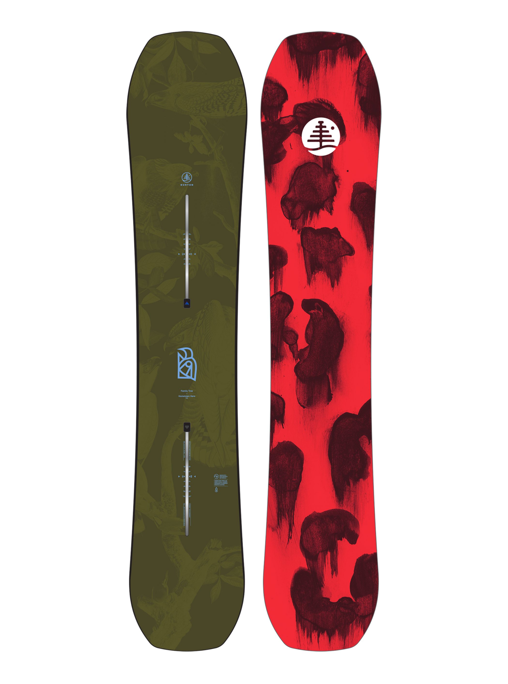 Product image of Burton Family Tree Hometown Hero Camber Snowboard[Variant:Family Tree]