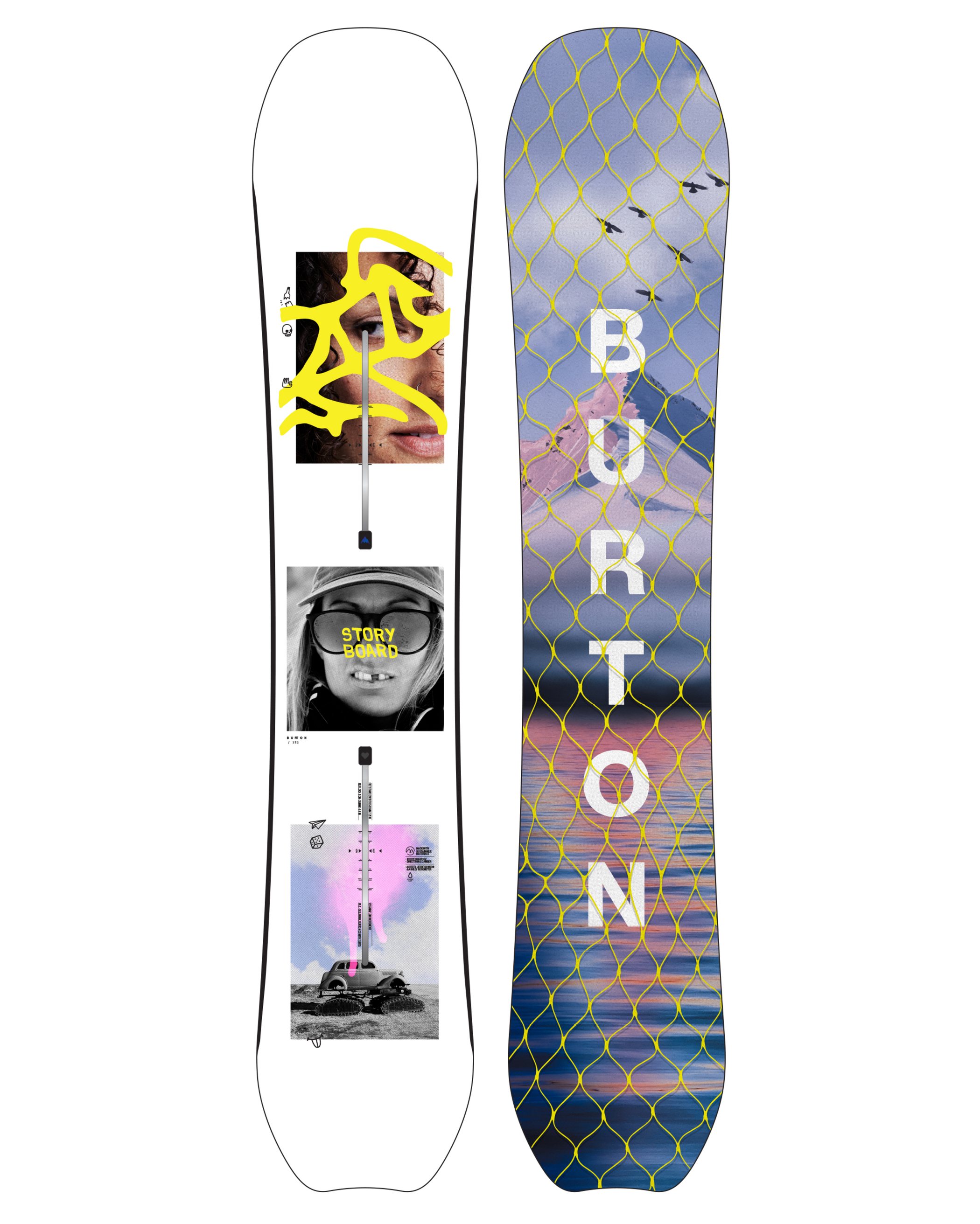 ウィメンズ Burton ストーリーボード キャンバー スノーボード
