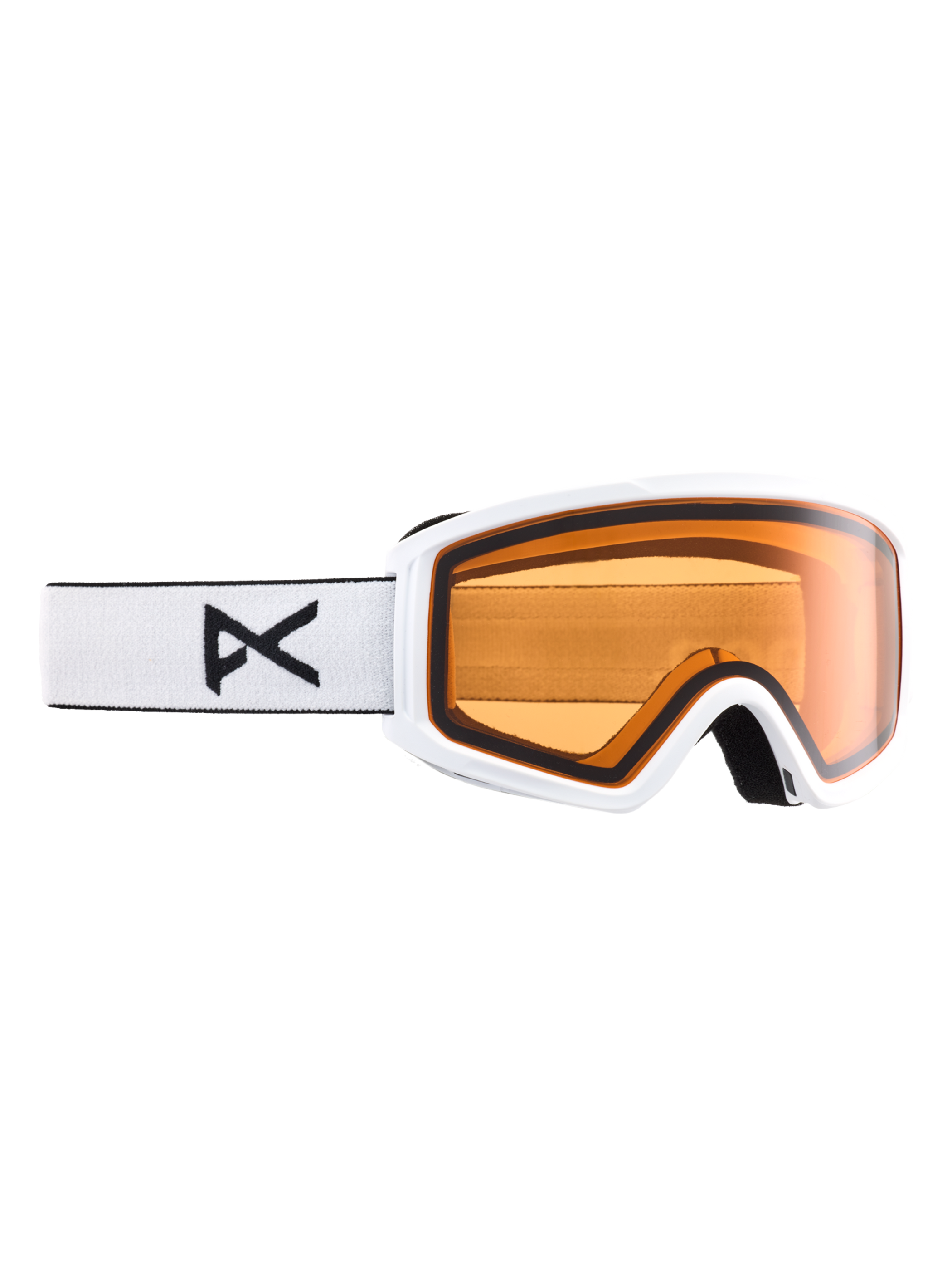 Product image of Anon Tracker 2.0 Low Bridge Fit Goggles[Variant:Frame: White, Lens: Amber (55% / S1)]