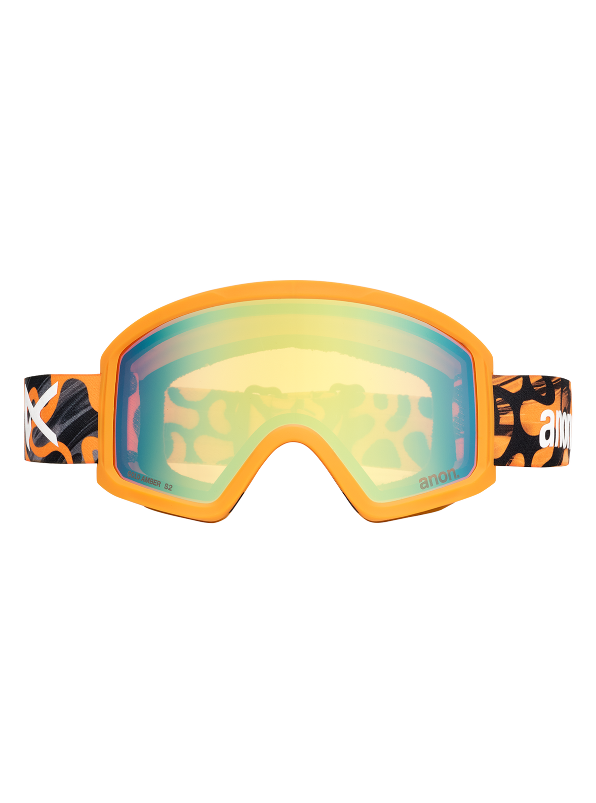 Product image of Anon Tracker 2.0 Goggles + MFI® Face Mask[Variant:Frame: Blobs, Lens: Gold Amber (32% / S2)]