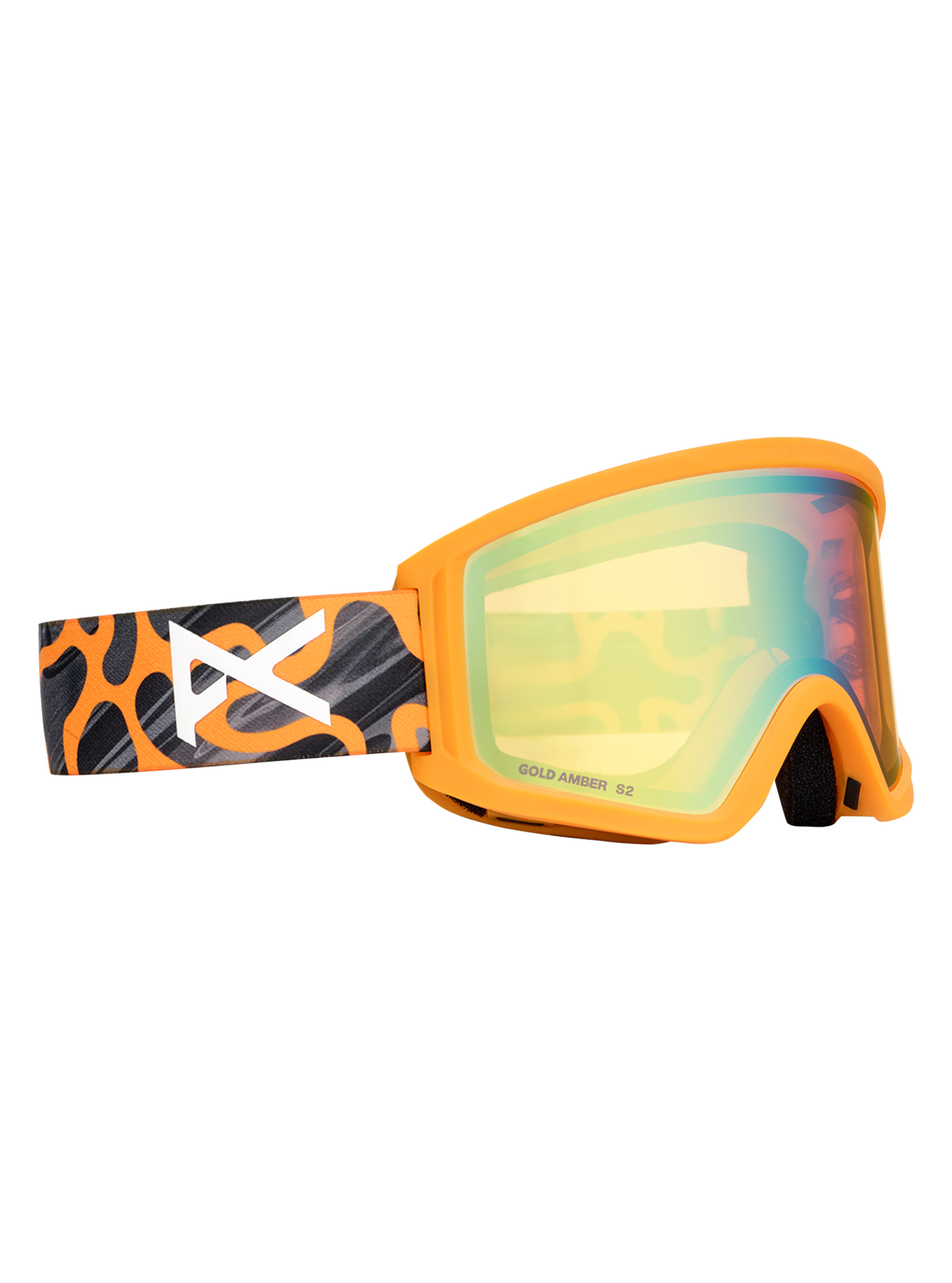 Product image of Anon Tracker 2.0 Goggles + MFI® Face Mask[Variant:Frame: Blobs, Lens: Gold Amber (32% / S2)]