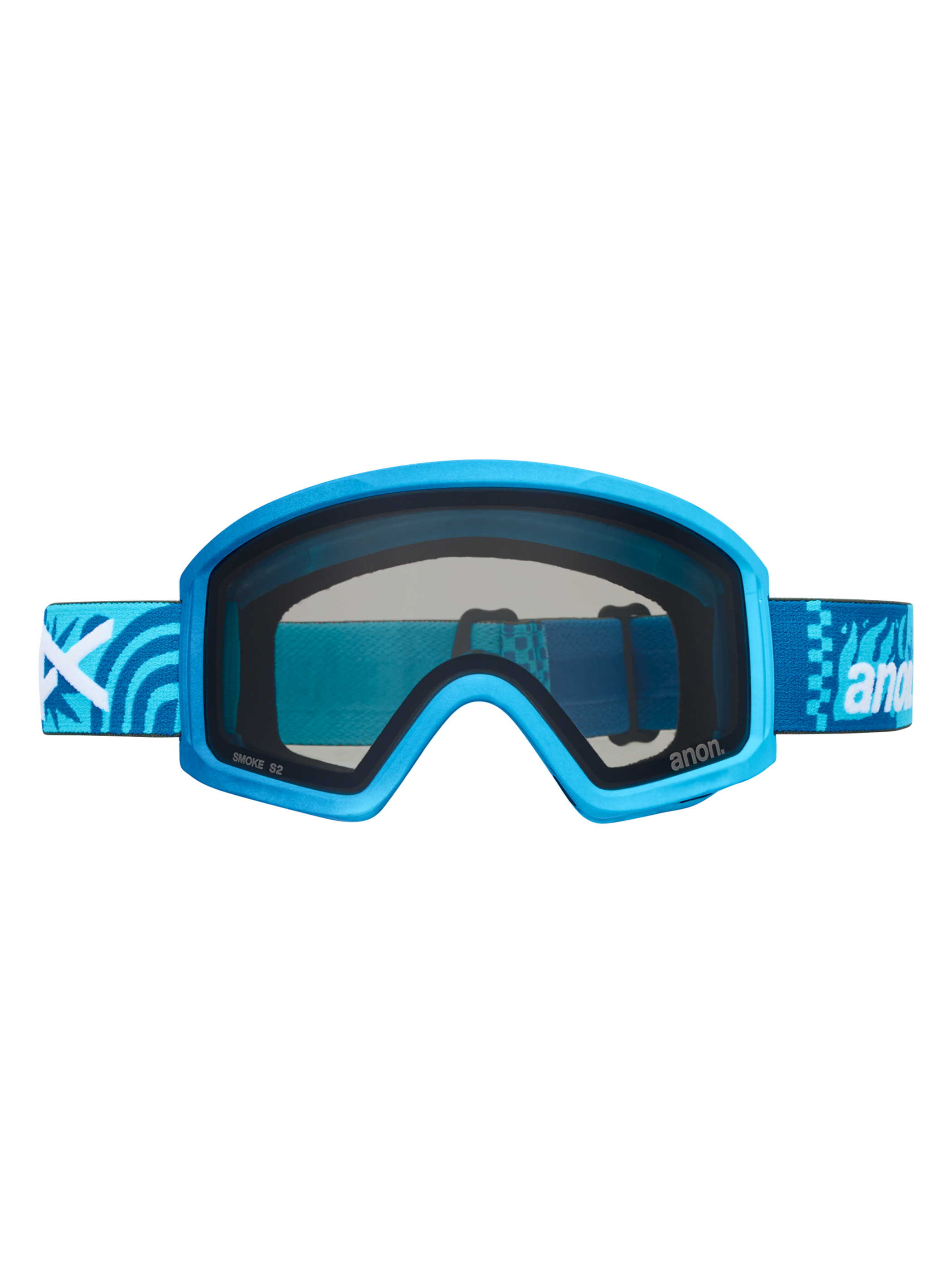 Product image of Anon Tracker 2.0 Goggles + MFI® Face Mask[Variant:Frame: Island Blues, Lens: Smoke (35% / S2)]