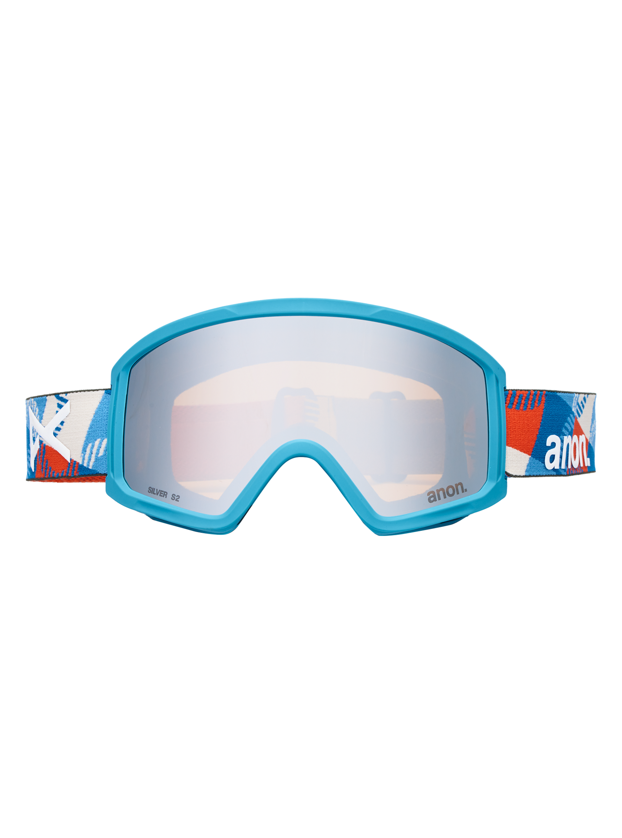 Product image of Anon Tracker 2.0 Goggles + MFI® Face Mask[Variant:Frame: Patchwork, Lens: Silver Amber (23% / S2)]