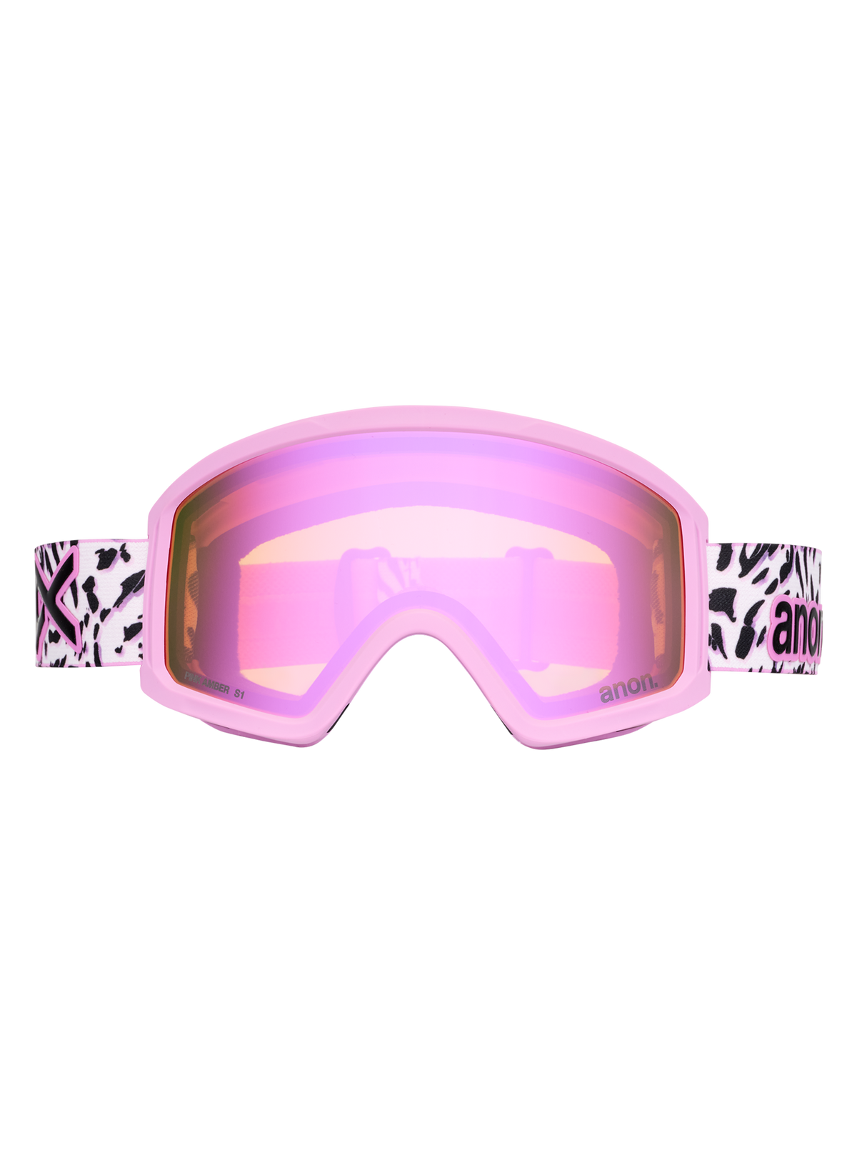 Product image of Anon Tracker 2.0 Goggles + MFI® Face Mask[Variant:Frame: Leopard Pink, Lens: Pink Amber (50% / S1)]