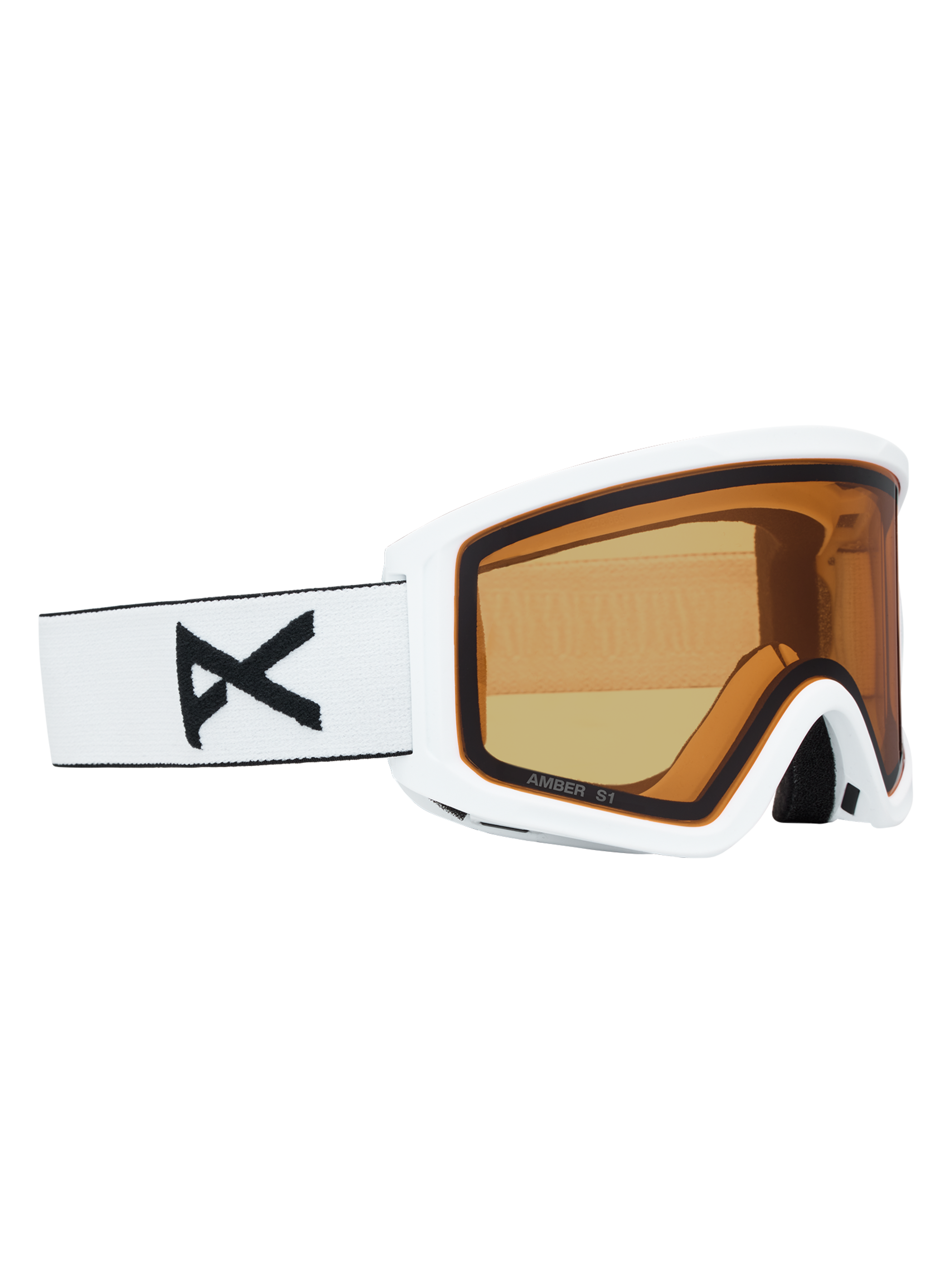 Product image of Anon Tracker 2.0 Goggles + MFI® Face Mask[Variant:Frame: White, Lens: Amber (55% / S1)]