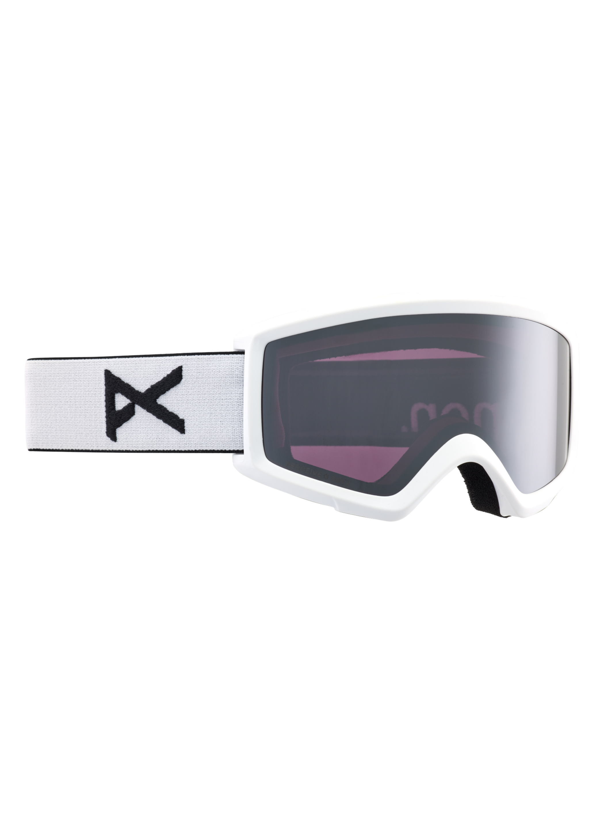 Product image of Anon Helix 2.0 Goggles + Bonus Lens[Variant:Frame: White, Lens: Perceive Sunny Onyx (6% / S4), Spare Lens: Amber (55% / S1)]