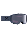 Product image of Anon Helix 2.0 Goggles + Bonus Lens[Variant:Frame: Stealth, Lens: Perceive Sunny Onyx (6% / S4), Spare Lens: Amber (55% / S1)]