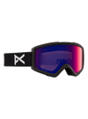 Product image of Anon Helix 2.0 Goggles + Bonus Lens[Variant:Frame: Black, Lens: Perceive Sunny Red (14% / S3), Spare Lens: Amber (55% / S1)]