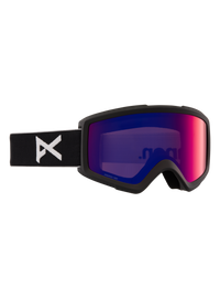 Product image of Anon Helix 2.0 Goggles + Bonus Lens[Variant:Frame: Black, Lens: Perceive Sunny Red (14% / S3), Spare Lens: Amber (55% / S1)]