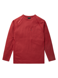Product image of Men's Burton Multipath Grid Crewneck Fleece[Variant:Sun Dried Tomato]