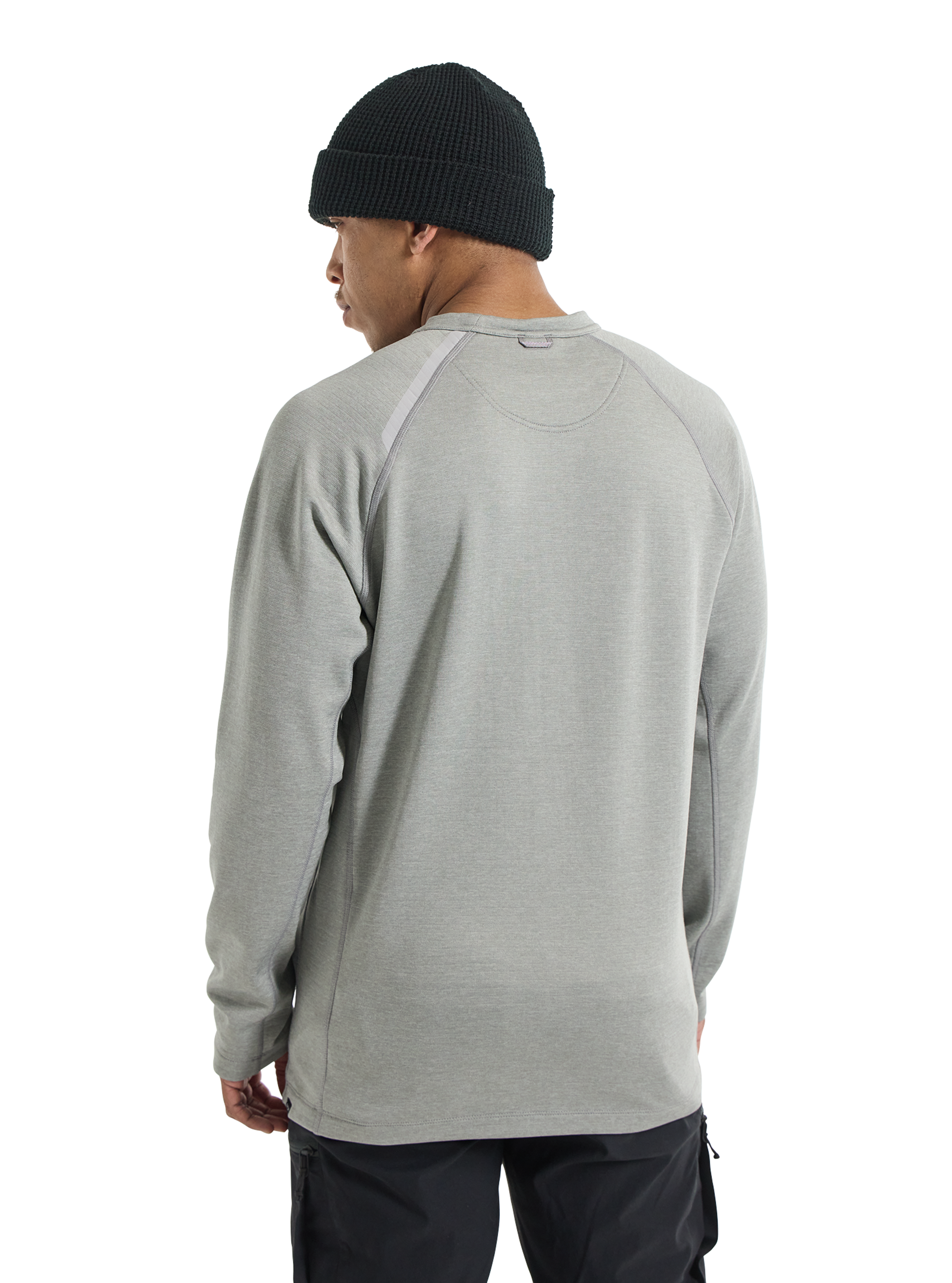 Product image of Men's Burton Multipath Grid Crewneck Fleece[Variant:Sharkskin]