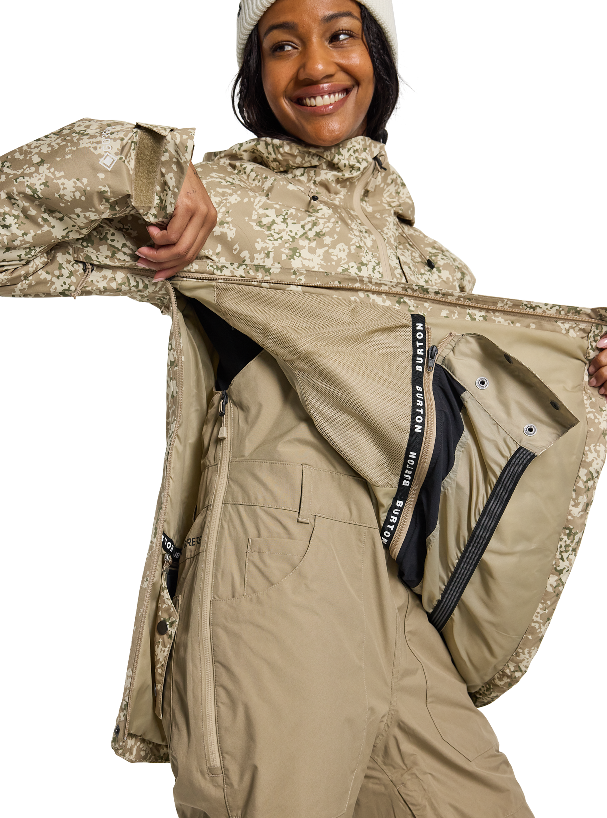 ウィメンズ Burton ピローライン GORE-TEX 2L アノラックジャケット