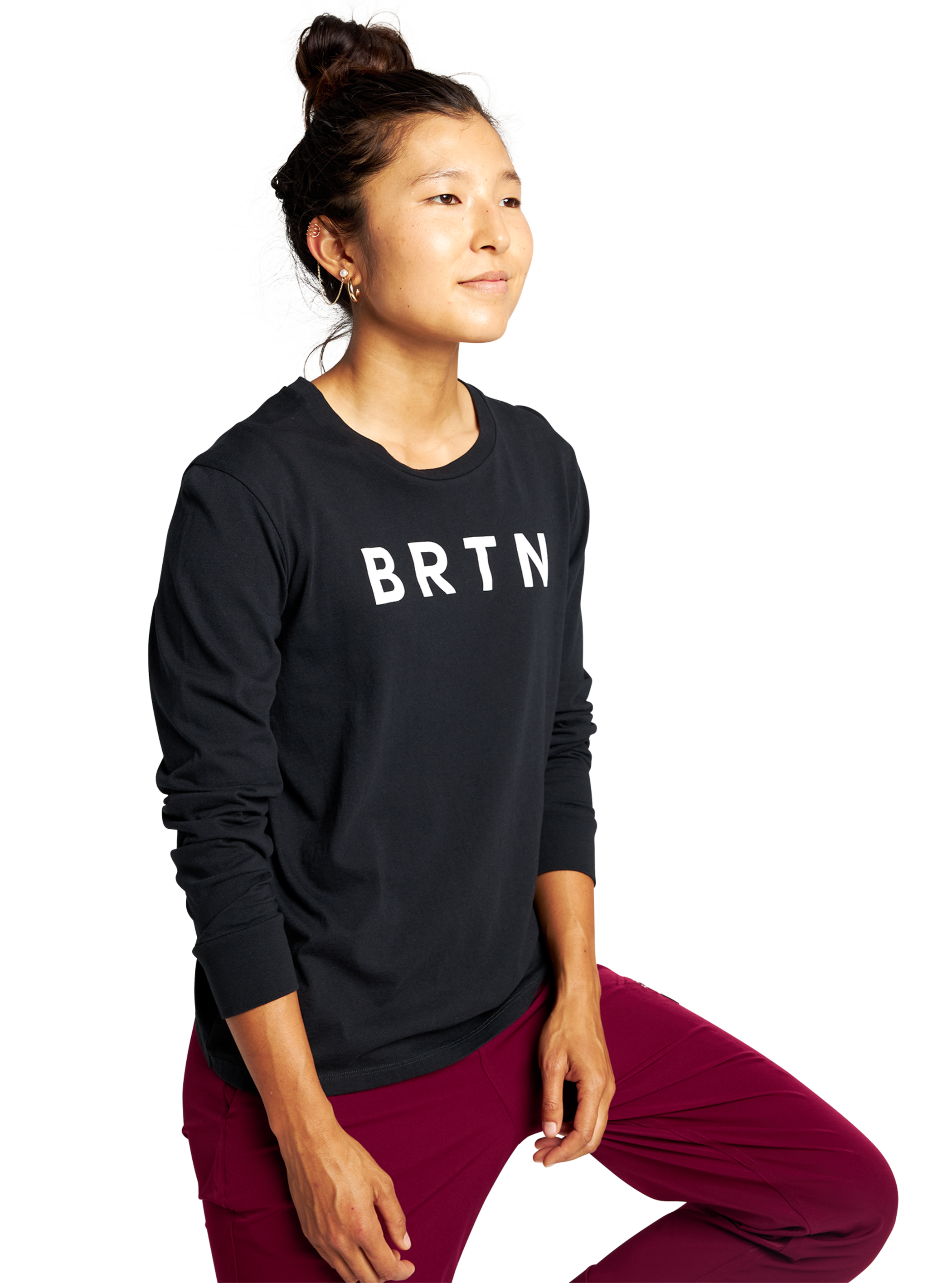 ウィメンズ Burton BRTN ロングスリーブ Tシャツ