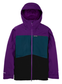 Product image of Men's Burton Pillowline GORE‑TEX 2L Jacket[Variant:Imperial Purple / Deep Emerald / True Black]