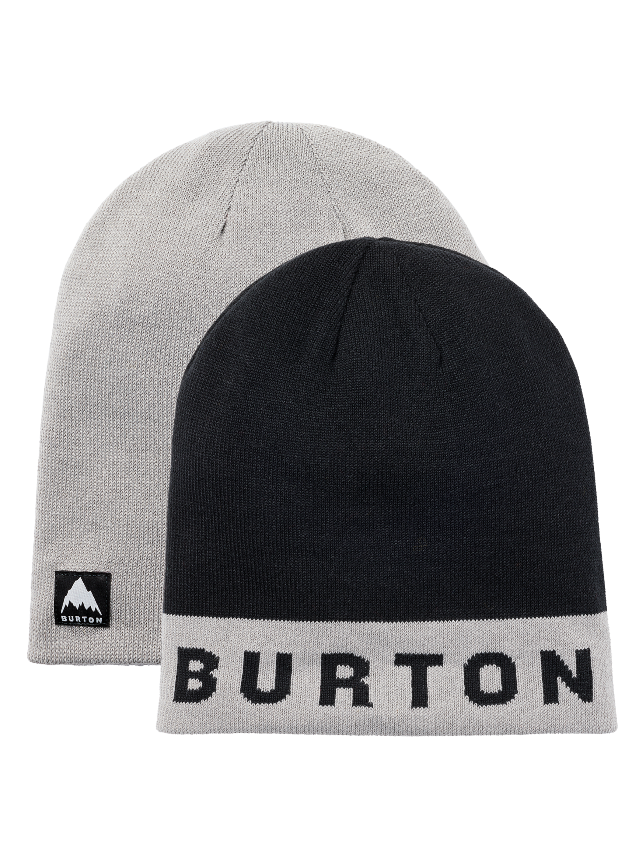 Product image of Burton Recycled Billboard Beanie[Variant:Sharkskin / True Black]