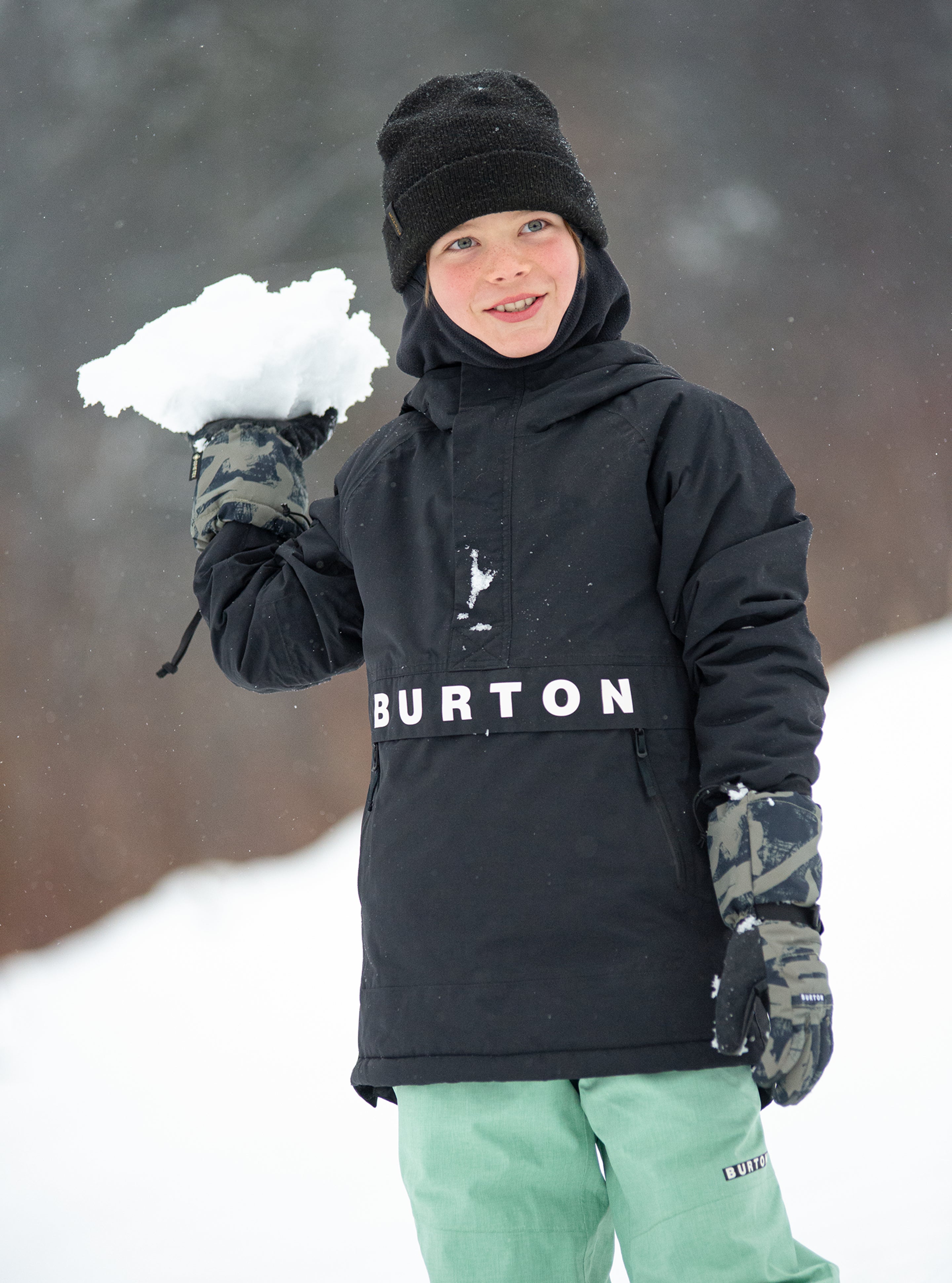 Kids' Burton Frostner 2L Anorak Jacket | Burton.com Winter 2026 Kids' Burton Frostner 2L Anorak Jacket | Burton.com Winter 2026