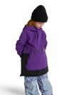 Product image of Kids' Burton Frostner 2L Anorak Jacket[Variant:Imperial Purple / True Black]