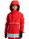Product image of Kids' Burton Frostner 2L Anorak Jacket[Variant:Flame Scarlet / Silver Sconce]