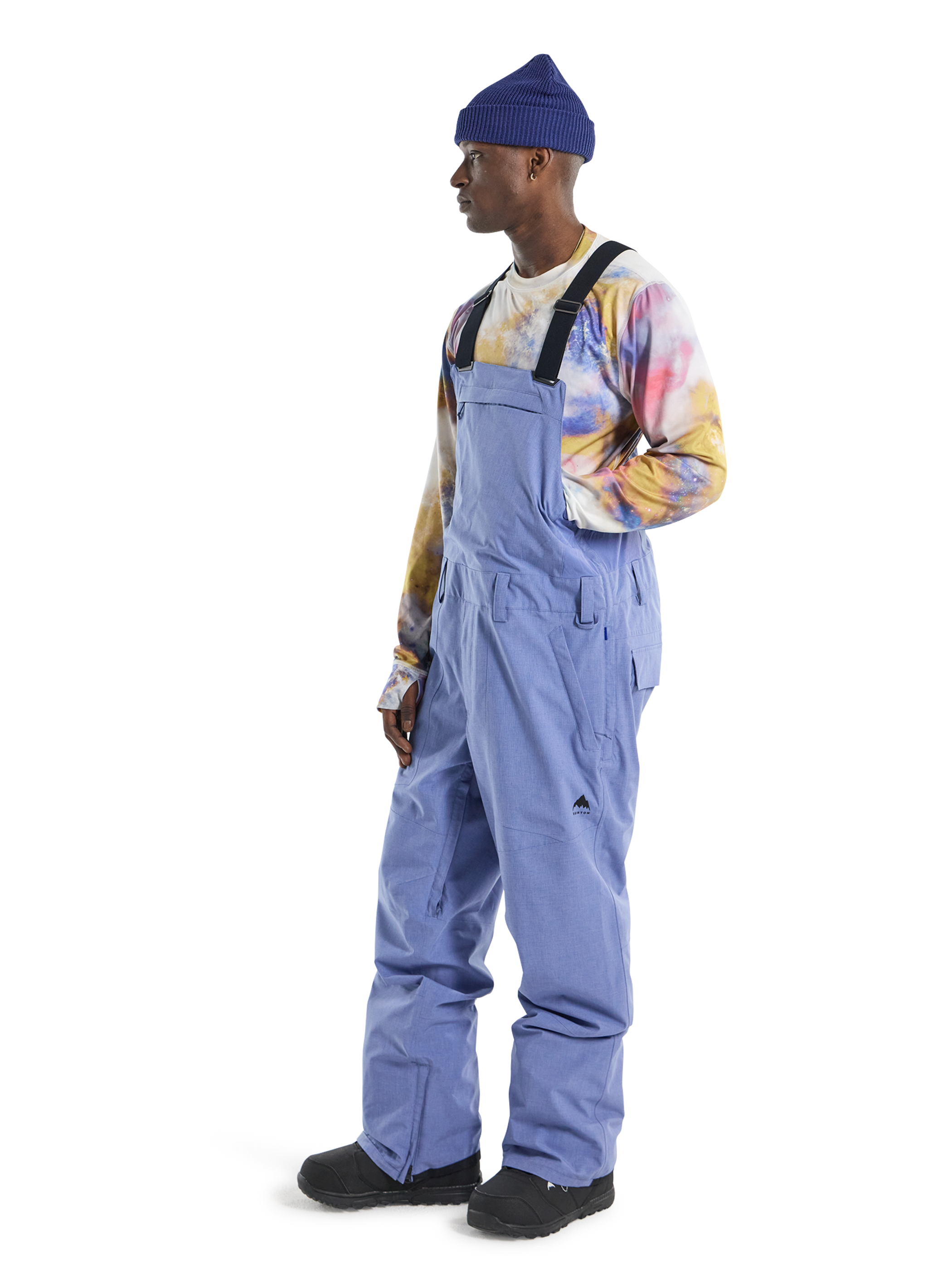 Product image of Men's Burton Snowdial Bib Pants[Variant:Slate Blue]