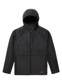 Product image of Men's Burton Stockrun Warmest Hooded Full-Zip Fleece[Variant:True Black]