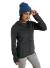 Product image of Women's Burton Stockrun Warmest Hooded Full-Zip Fleece[Variant:True Black]
