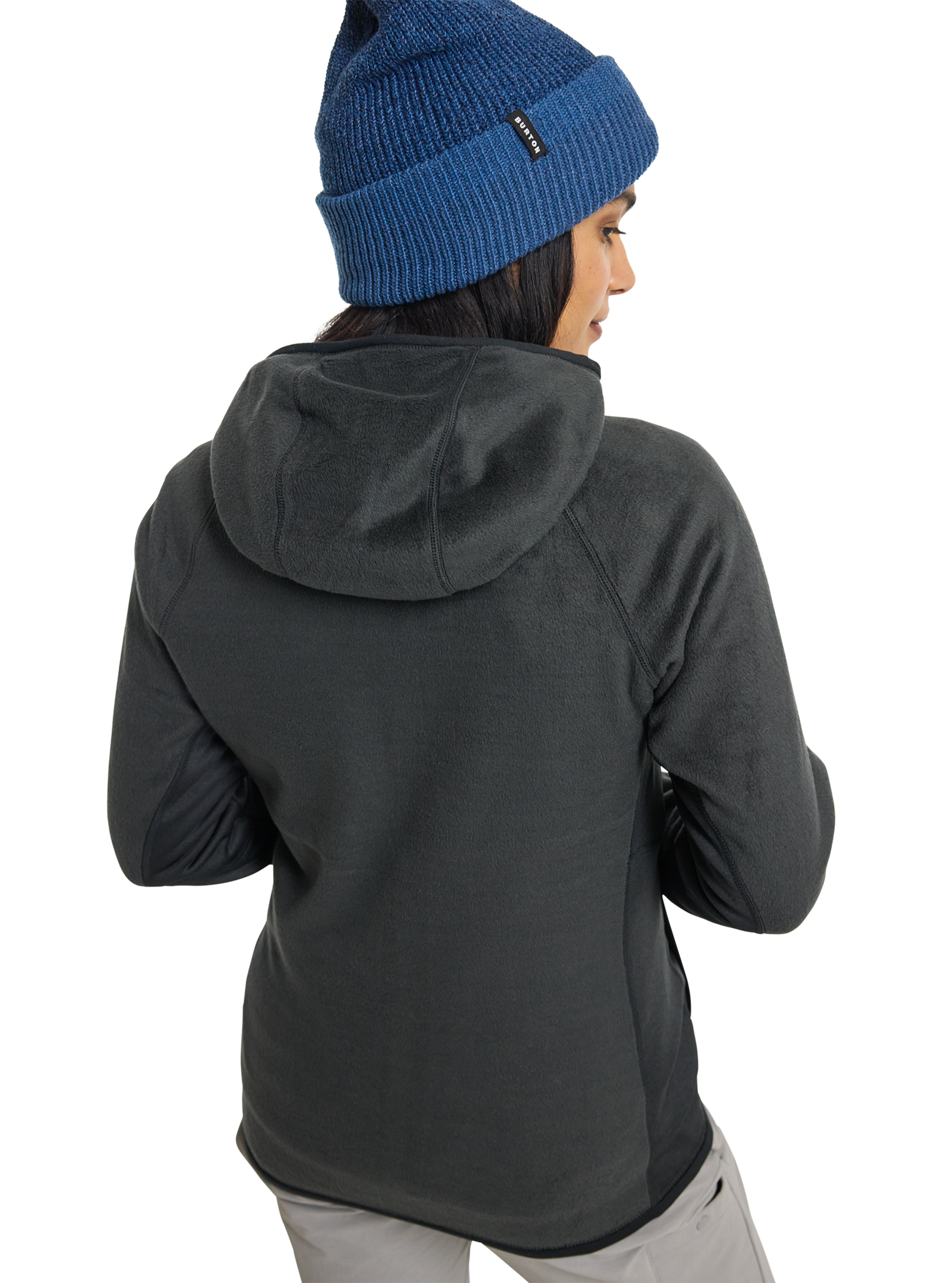 ウィメンズ Burton ストックラン ウォーメスト フーデッド フルジップ フリース