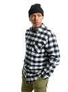 Product image of Men's Burton Favorite Long Sleeve Flannel Shirt[Variant:Stout White Buffalo Plaid]