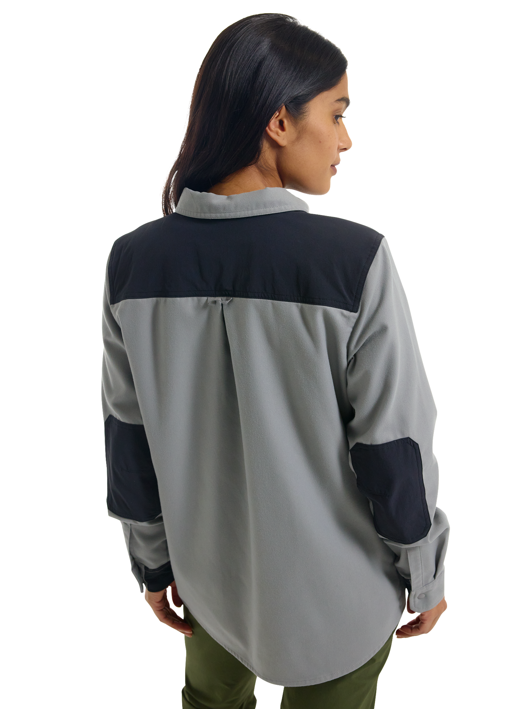 Product image of Women's Burton Favorite Performance Long Sleeve Flannel[Variant:Sharkskin]
