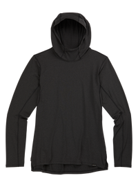 Product image of Women's Burton Multipath Essential Tech Pullover Hoodie[Variant:True Black Heather]