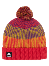 Product image of Kids' Burton Fleece-Lined Pom Beanie[Variant:Fiesta Red Multi]