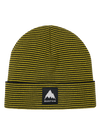 Product image of Kids' Burton Recycled Stripe Beanie[Variant:True Black / Sulfur]
