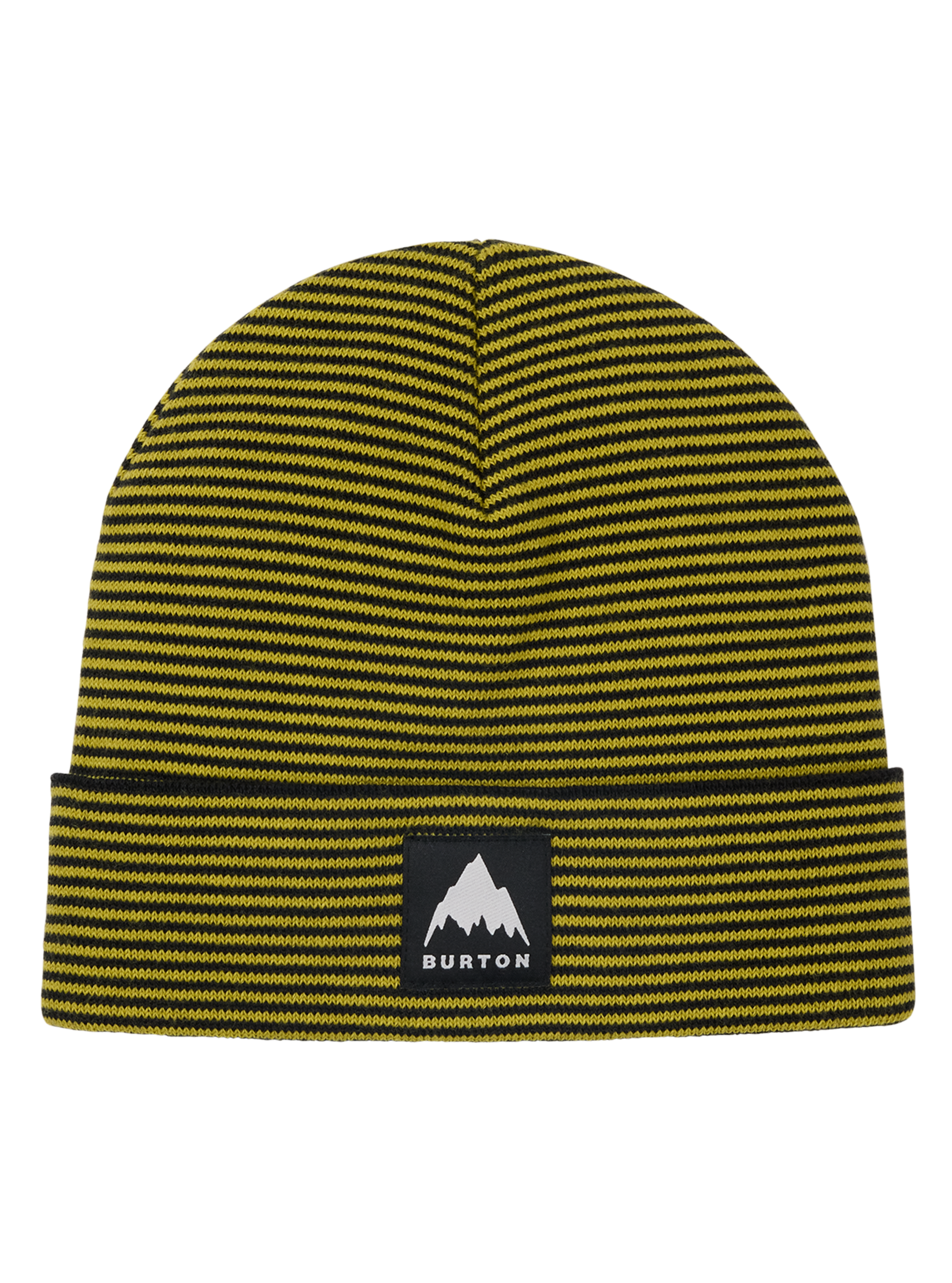 Product image of Kids' Burton Recycled Stripe Beanie[Variant:True Black / Sulfur]