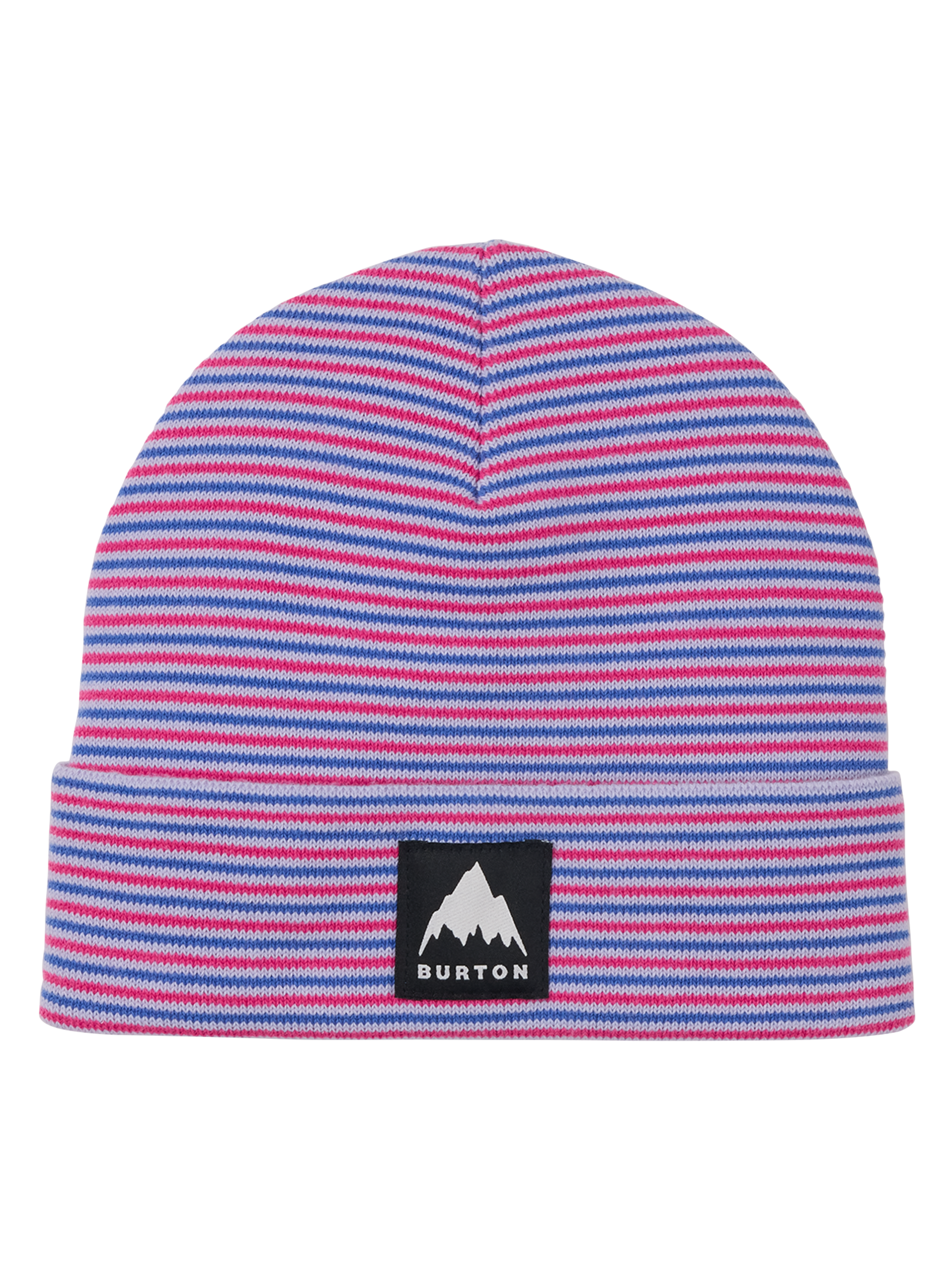 Product image of Kids' Burton Recycled Stripe Beanie[Variant:Fuchsia Fusion / Amparo Blue / Supernova]