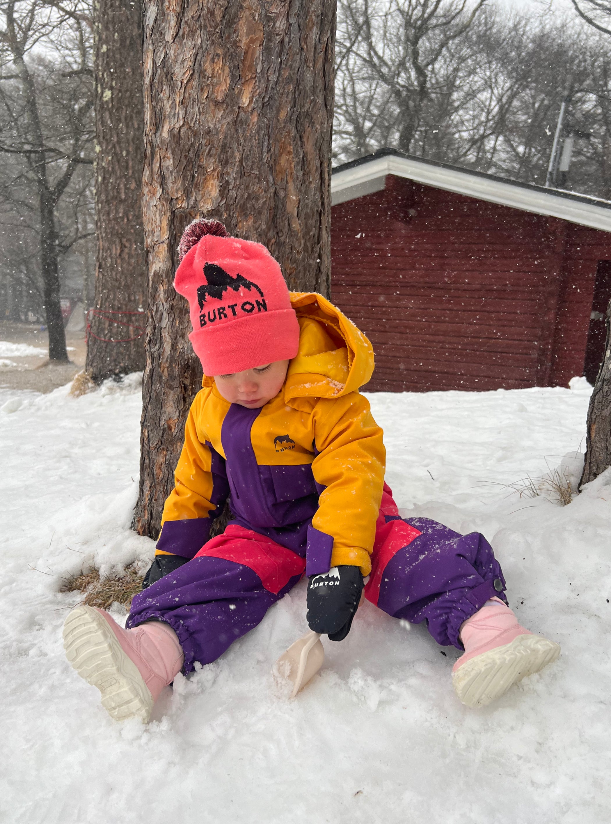 Product image of Kids' Burton Recycled Trope Beanie[Variant:Peach Echo]