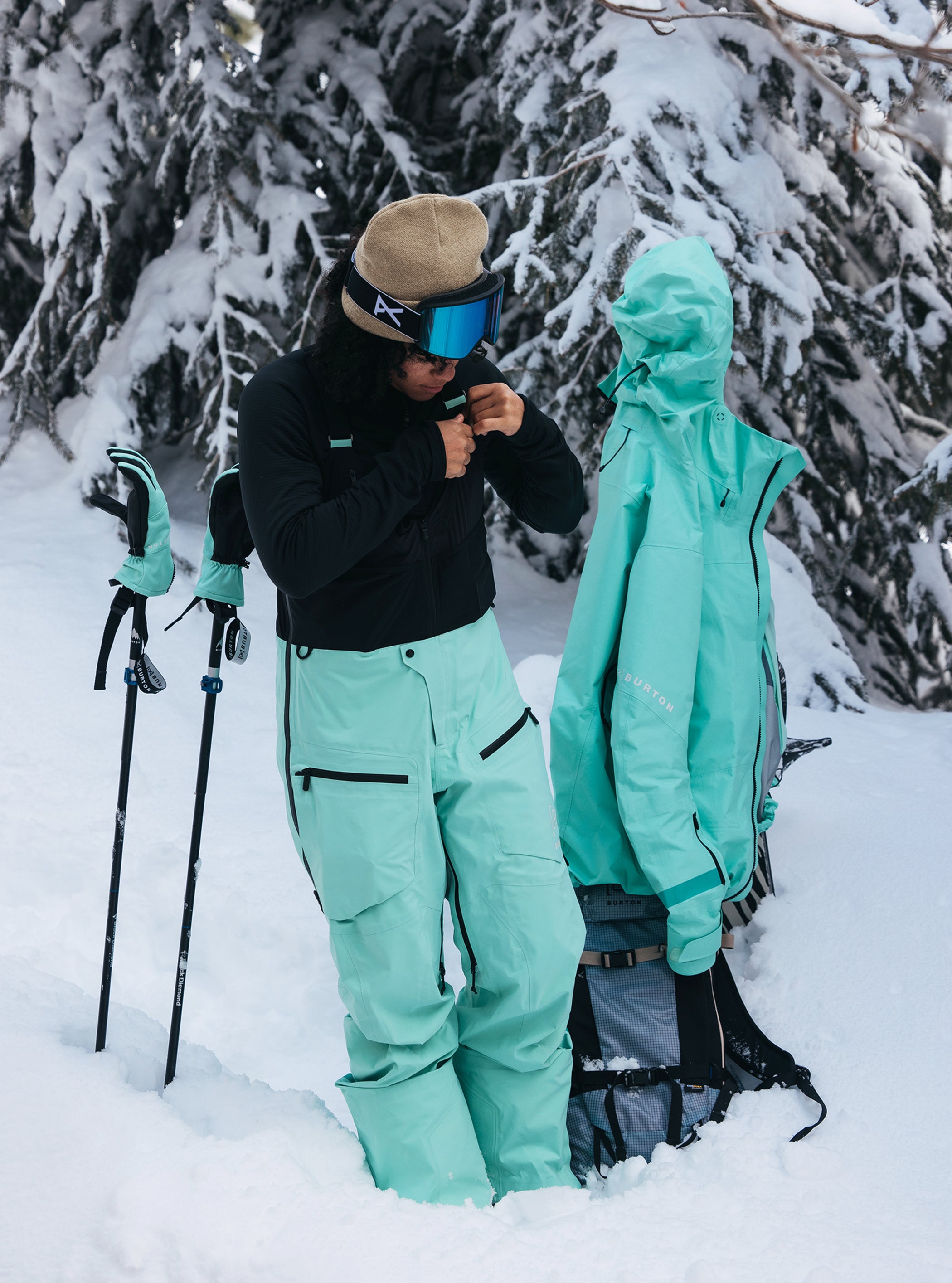 ウィメンズ Burton [ak]® タスク GORE-TEX PRO 3L ハイトップ ビブパンツ