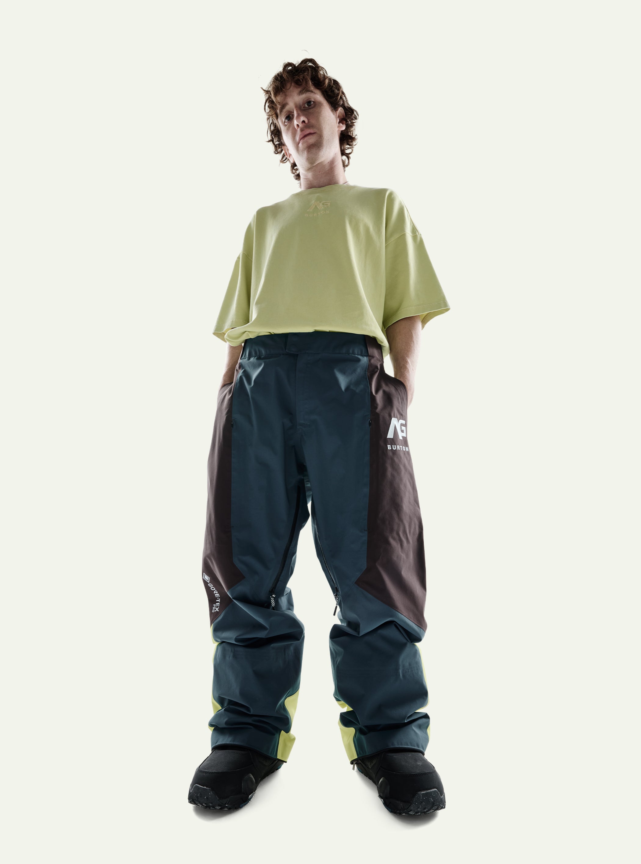 Product image of Burton AG Hardpack GORE-TEX 3L Pants[Variant:Grotto Blue / Oxide]