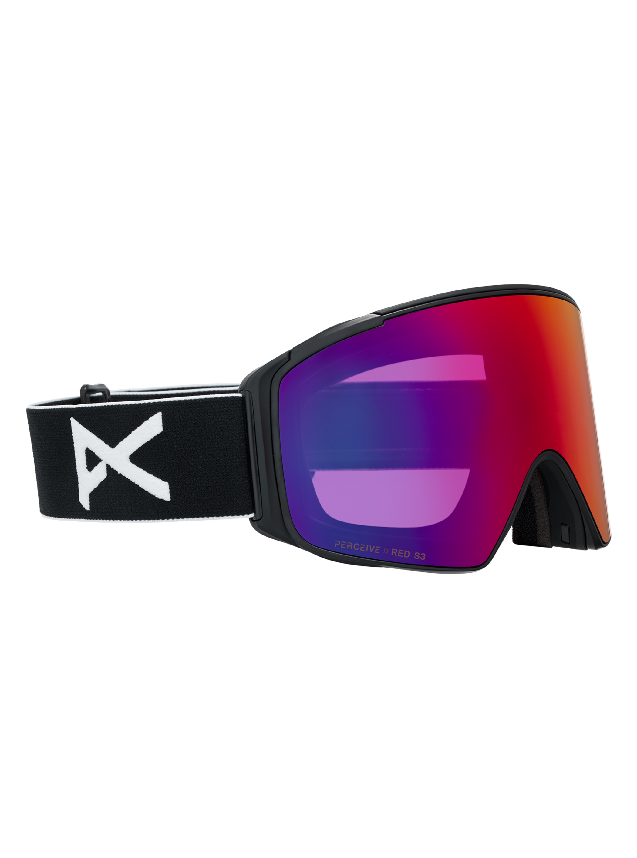 Product image of Anon M4S Goggles (Cylindrical) + Bonus Lens + MFI® Face Mask[Variant:Frame: Black, Lens: Perceive Sunny Red (14% / S3), Spare Lens: Perceive Cloudy Burst (59% / S1)]