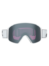 Product image of Anon M4S Goggles (Cylindrical) + Bonus Lens + MFI® Face Mask[Variant:Frame: White, Lens: Perceive Sunny Onyx (6% / S4), Spare Lens: Perceive Variable Violet (34% / S2)]