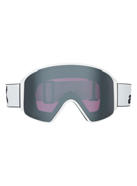 Product image of Anon M4S Goggles (Cylindrical) + Bonus Lens + MFI® Face Mask[Variant:Frame: White, Lens: Perceive Sunny Onyx (6% / S4), Spare Lens: Perceive Variable Violet (34% / S2)]