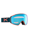 Product image of Anon M4S Low Bridge Fit Goggles (Toric) + Bonus Lens + MFI® Face Mask[Variant:Frame: Deep Emerald, Lens: Perceive Variable Blue (21% / S2), Spare Lens: Perceive Cloudy Pink (53% / S1)]