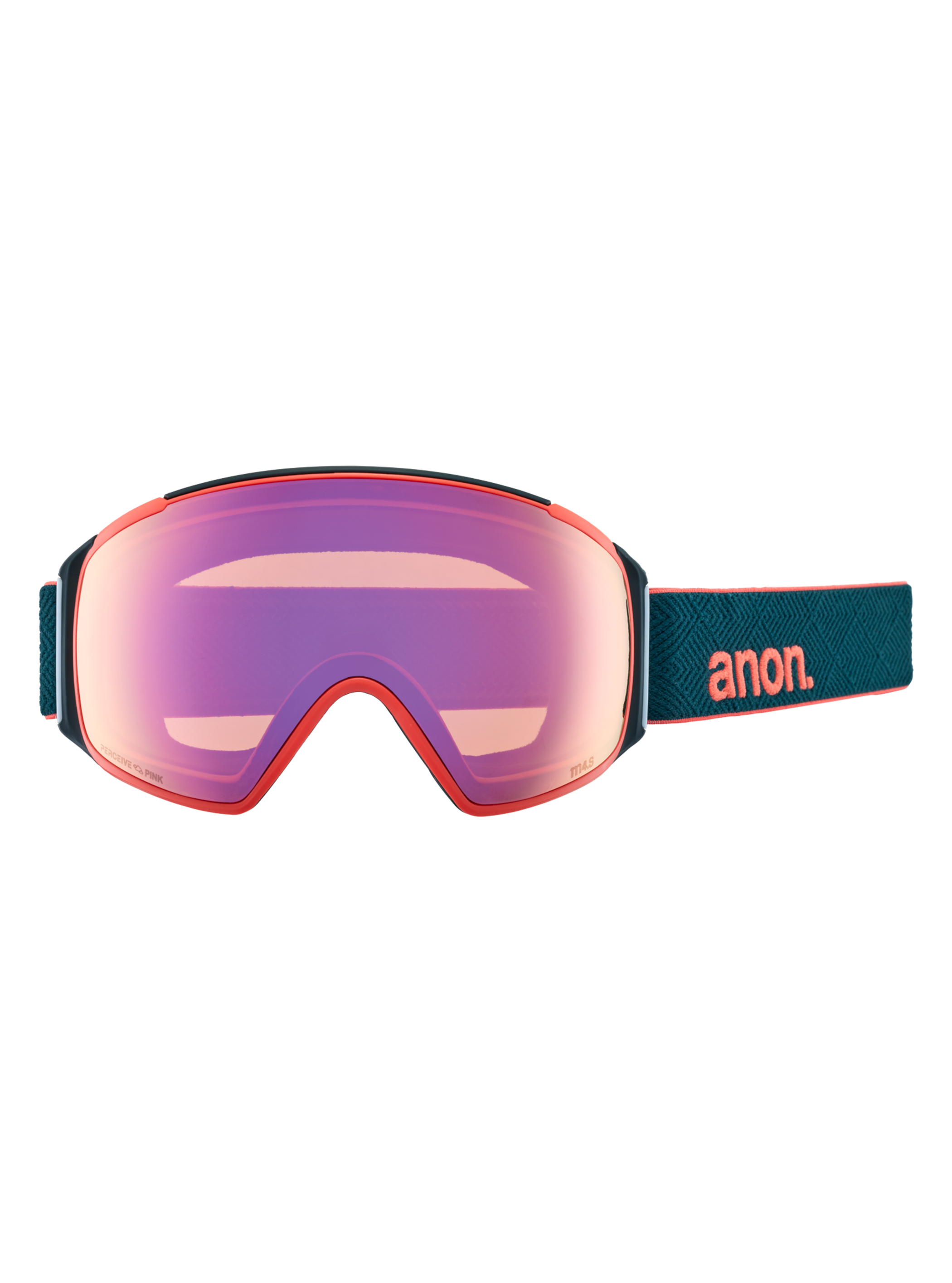 Product image of Anon M4S Low Bridge Fit Goggles (Toric) + Bonus Lens + MFI® Face Mask[Variant:Frame: Deep Emerald, Lens: Perceive Variable Blue (21% / S2), Spare Lens: Perceive Cloudy Pink (53% / S1)]