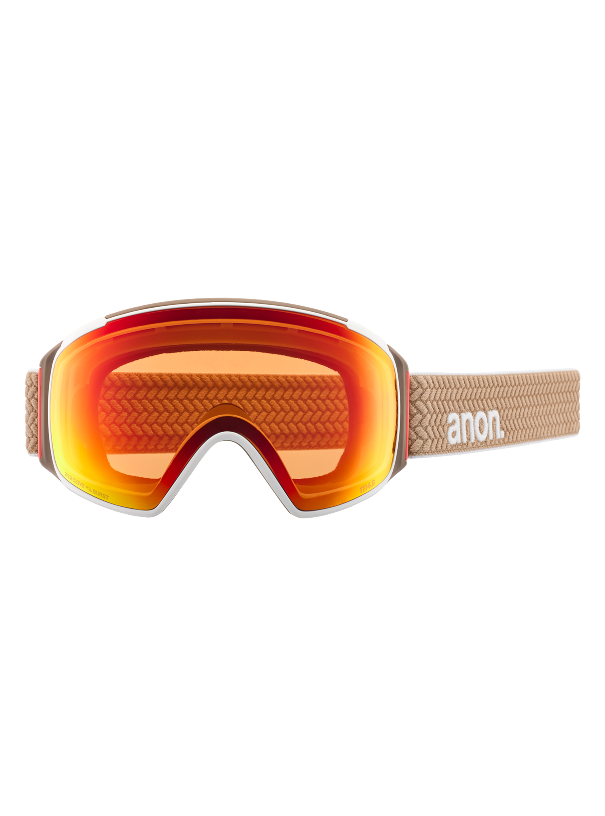 Product image of Anon M4S Low Bridge Fit Goggles (Toric) + Bonus Lens + MFI® Face Mask[Variant:Frame: Summit Taupe, Lens: Perceive Sunny Bronze (17% / S3), Spare Lens: Perceive Cloudy Burst (59% / S1)]